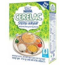 Nestle Cerelac Shishu Aahaar Wheat Rice Moong Dal Veg Khichidi Stage 2 - 300 gm