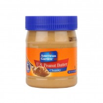 American Garden Peanut Butter Chunky-Crunchy 510 Gm